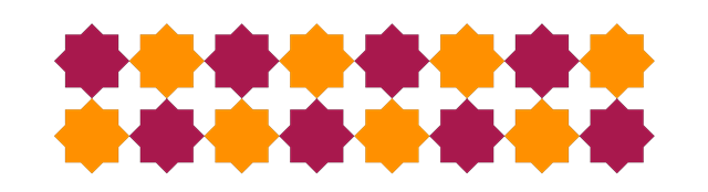 Islamic geometric pattern motif